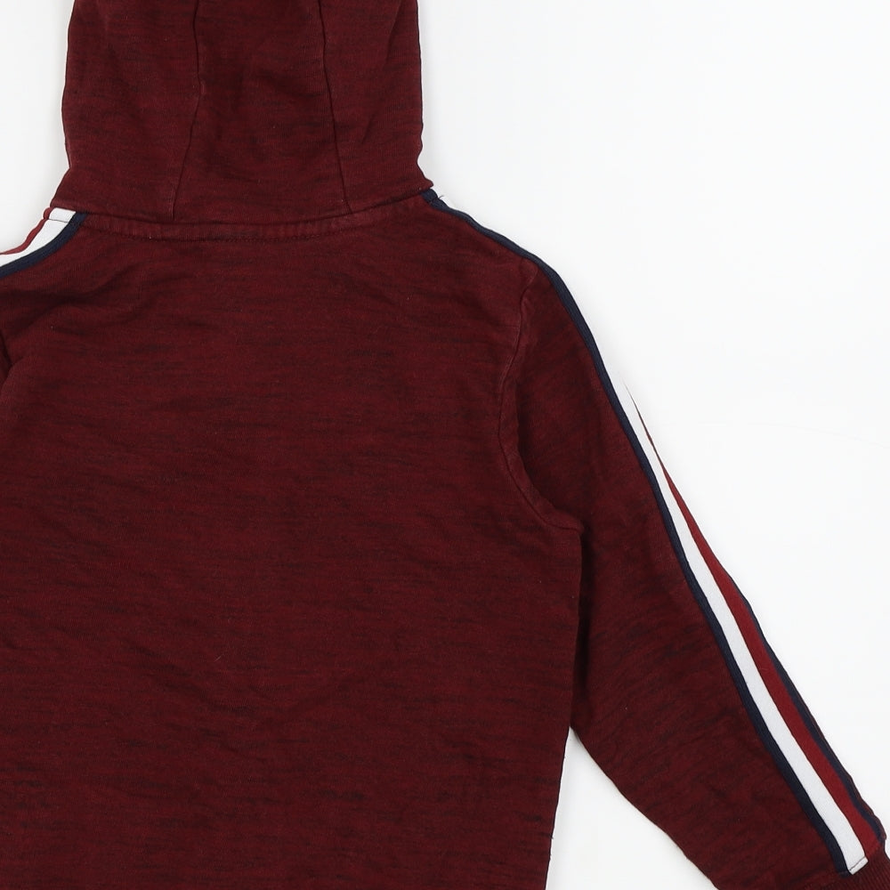 Asda George Boys Red   Full Zip Jumper Size 7-8 Years