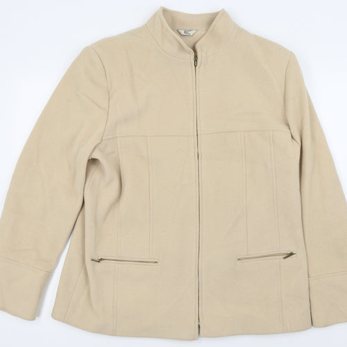 klass collection Womens Beige   Overcoat Coat Size 16