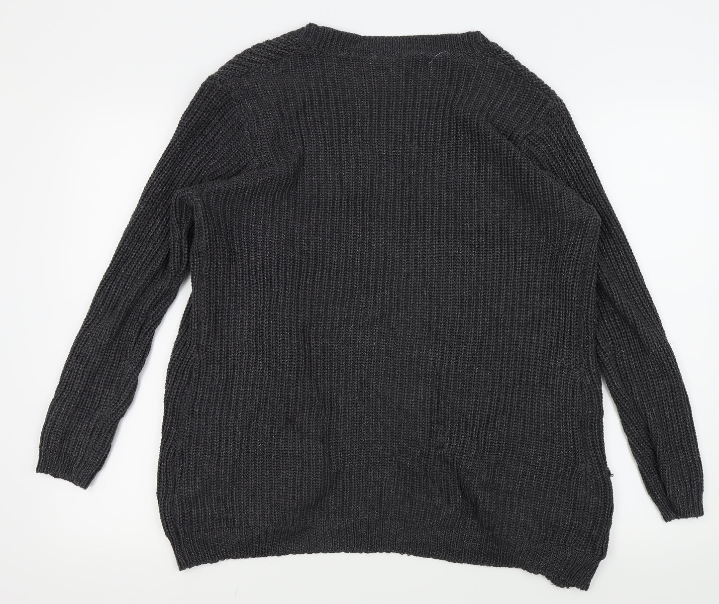 ESMARA Womens Grey   Cardigan Jumper Size M