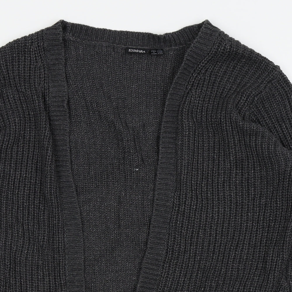ESMARA Womens Grey   Cardigan Jumper Size M
