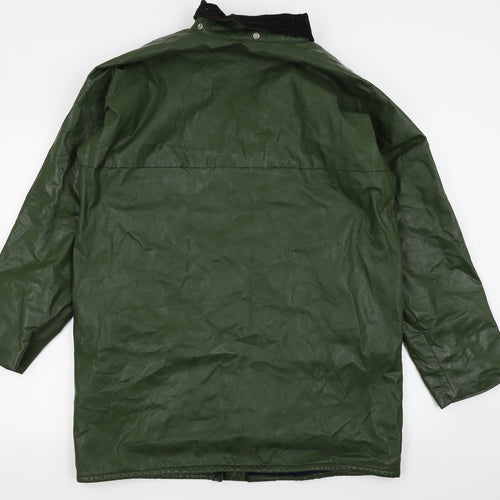 dartex Mens Green   Rain Coat Coat Size M