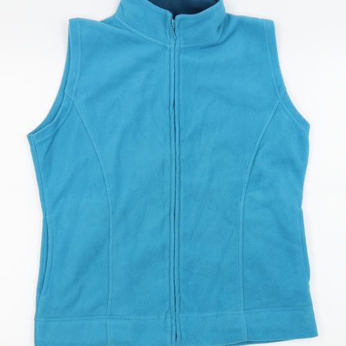 isle Womens Blue   Full Zip Jumper Size 14