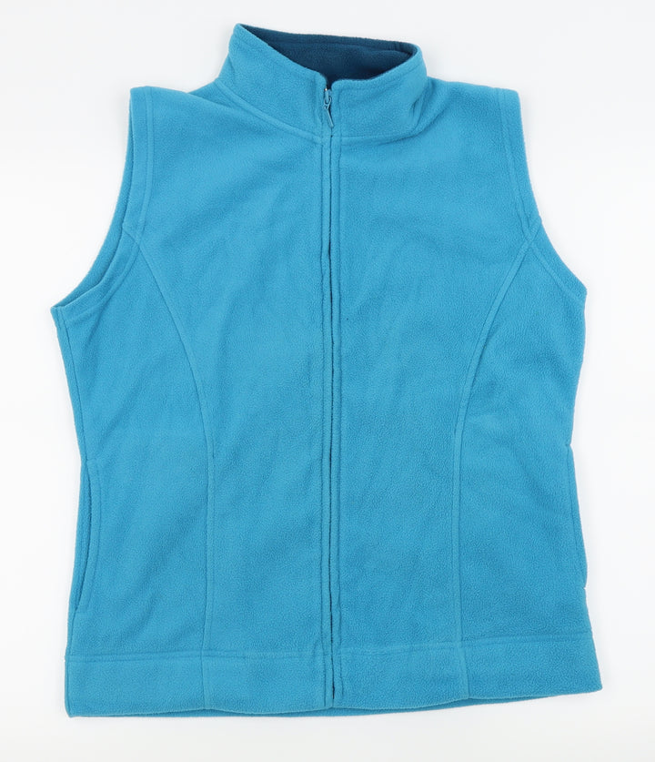 isle Womens Blue   Full Zip Jumper Size 14