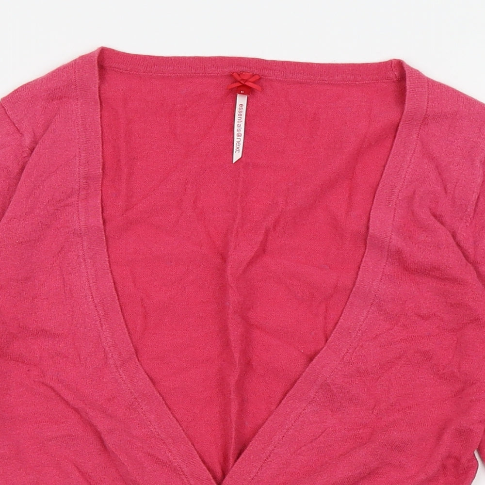 NEXT Womens Pink   Cardigan Jumper Size 6
