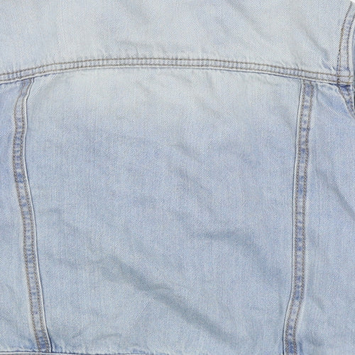 NEXT Girls Blue   Cardigan Jumper Size 8 Years  - denim jacket