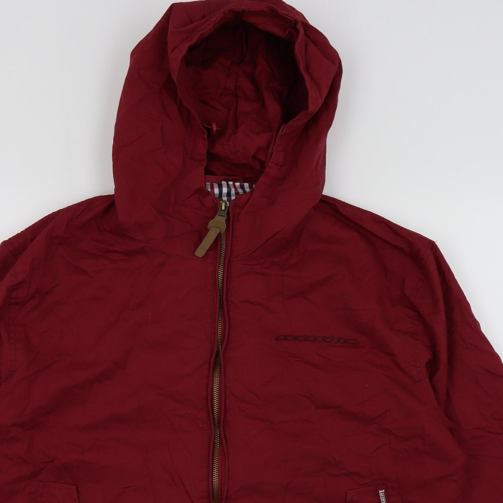 jambrella Mens Red   Bomber Jacket Coat Size M