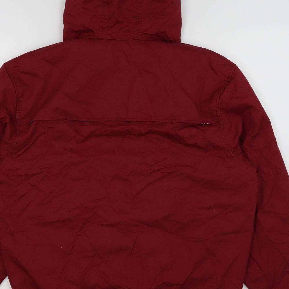 jambrella Mens Red   Bomber Jacket Coat Size M