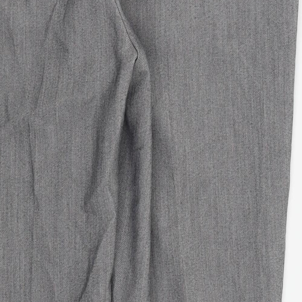 Papaya Womens Grey   Capri Trousers Size 10 L24 in