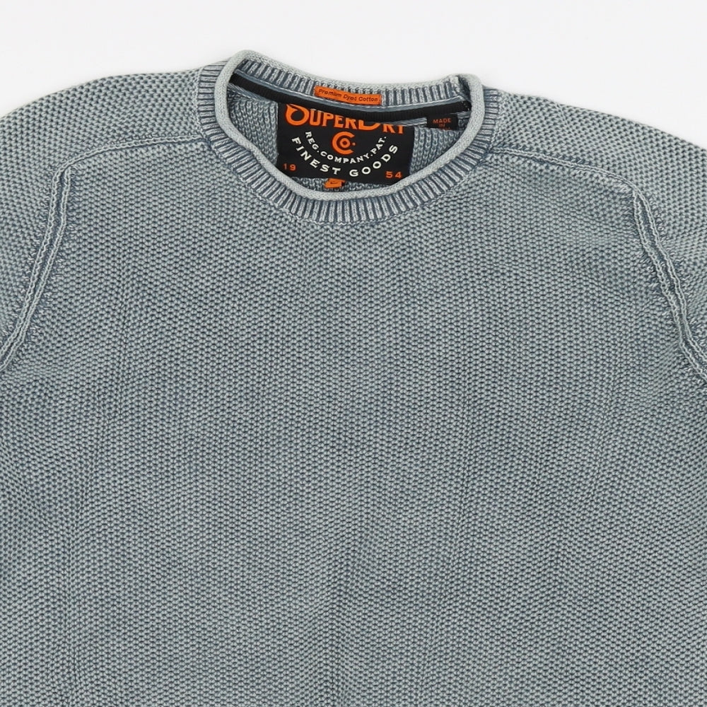 Superdry Mens Green   Pullover Jumper Size L