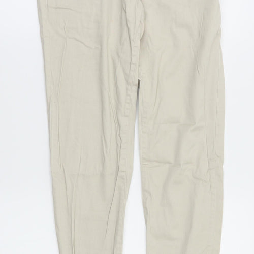 Stradivarius Womens Beige   Trousers  Size 38 L29 in