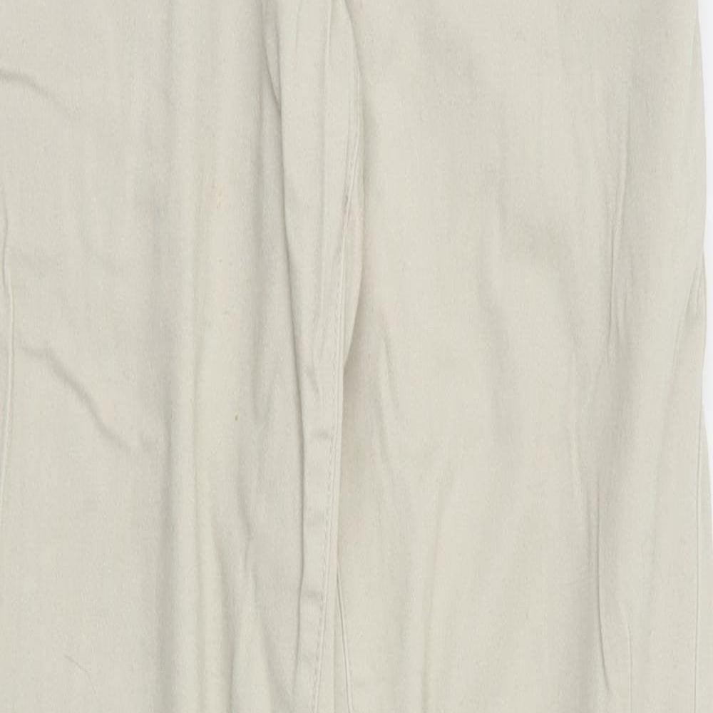 Stradivarius Womens Beige   Trousers  Size 38 L29 in