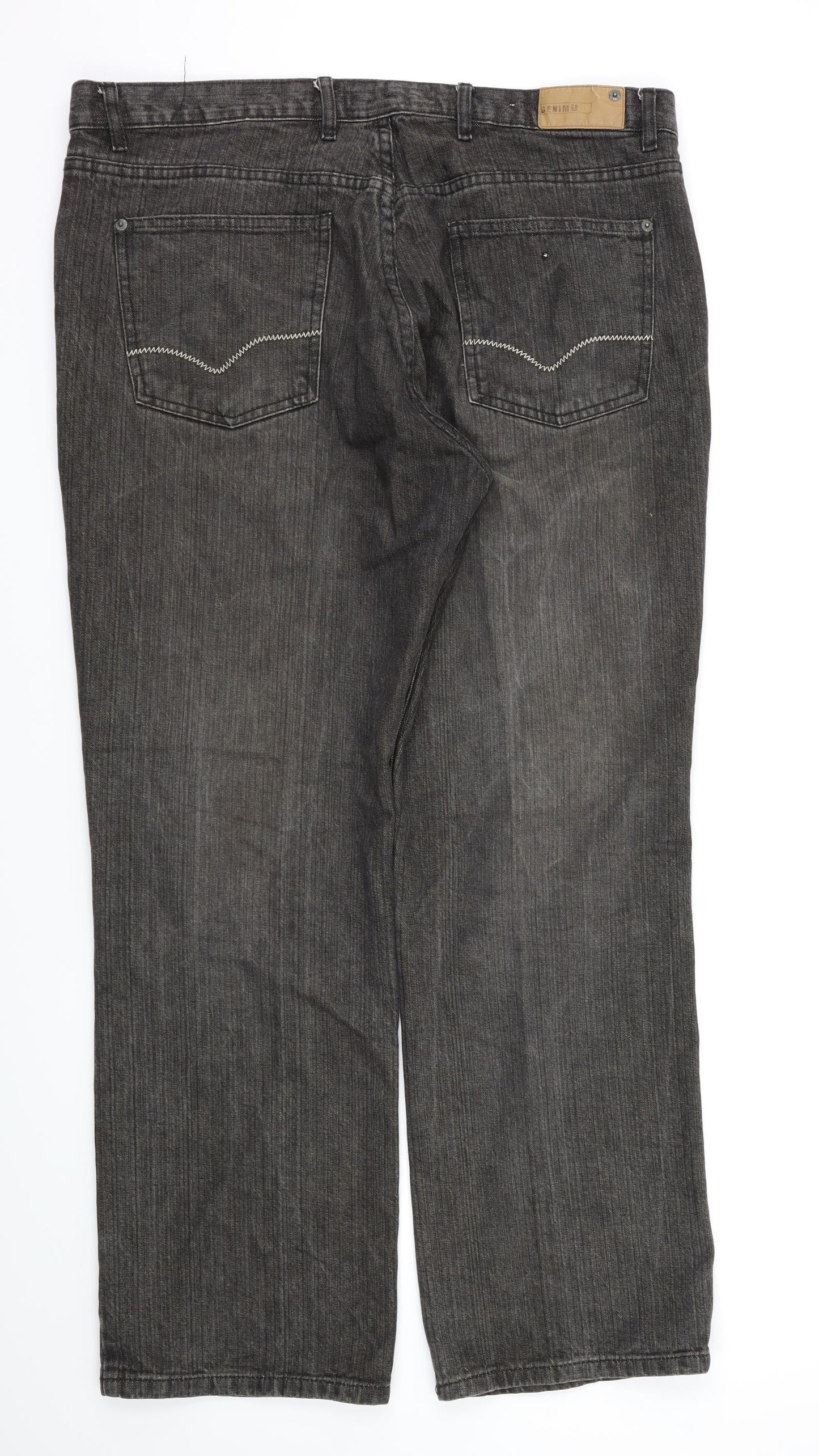 Denim&co Mens Black   Straight Jeans Size 30 L30 in