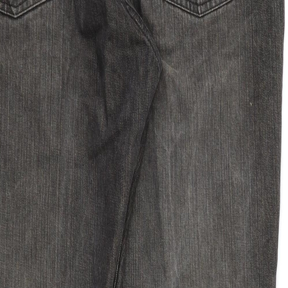 Denim&co Mens Black   Straight Jeans Size 30 L30 in