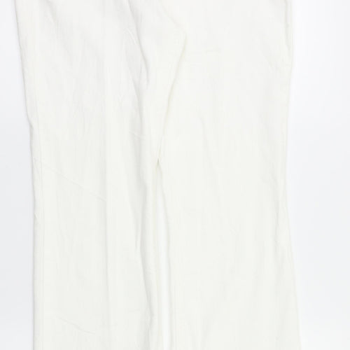 m&s Womens White   Skinny Jeans Size 12 L30 in