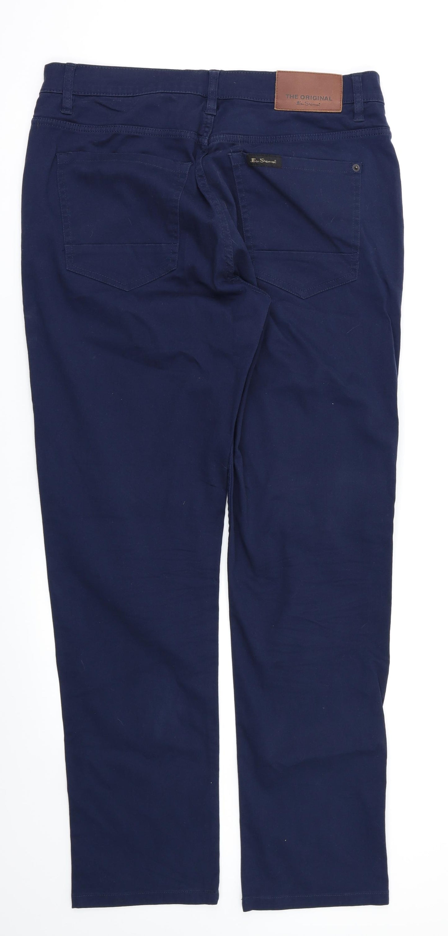 Ben Sherman Mens Blue   Trousers  Size 34 L32 in