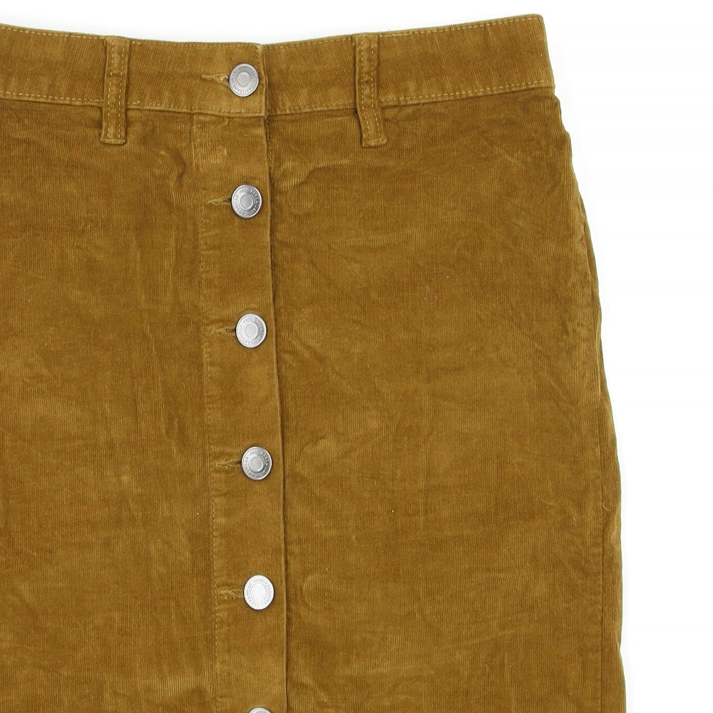 Next  Womens Brown   A-Line Skirt Size 8