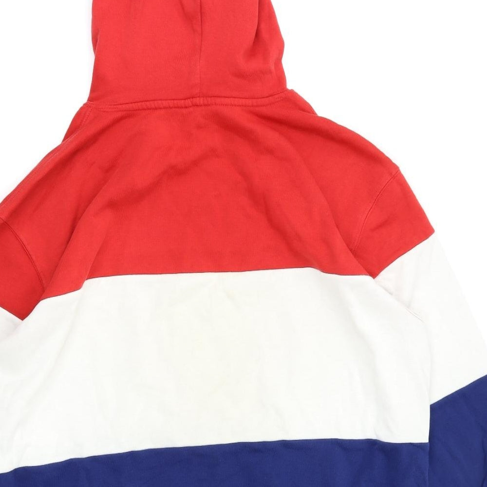 H&M Mens Red   Pullover Hoodie Size XL