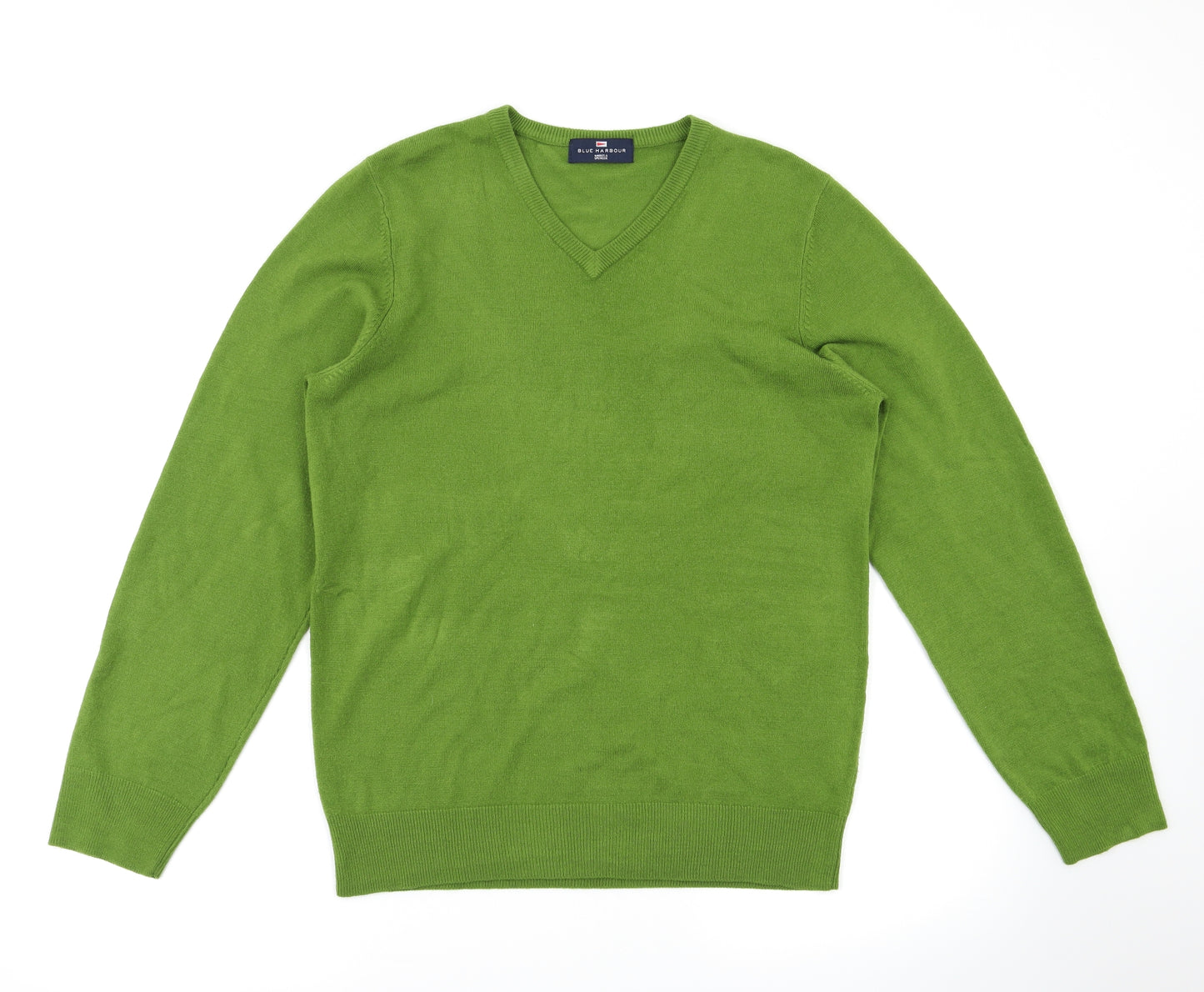 M&S  Mens Green   Pullover Jumper Size S