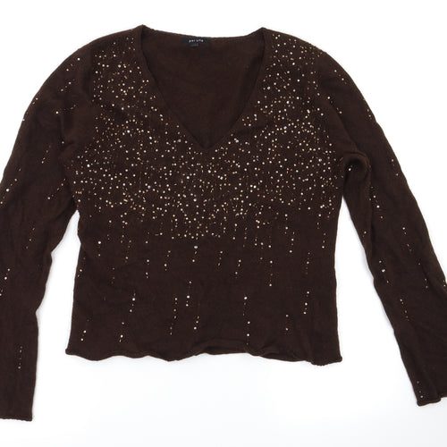 Per Una  Mens Brown    T-Shirt Size 14