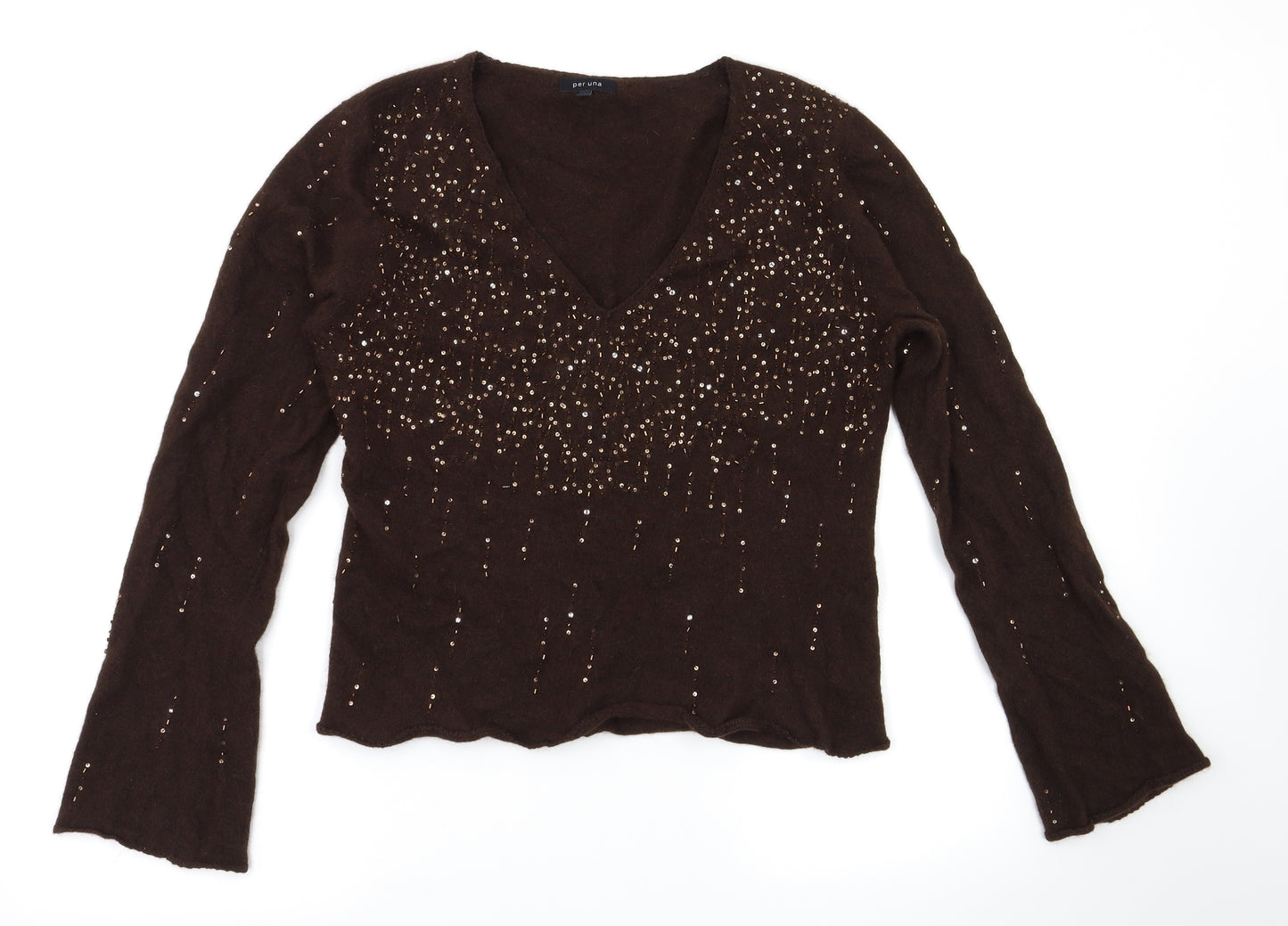 Per Una  Mens Brown    T-Shirt Size 14