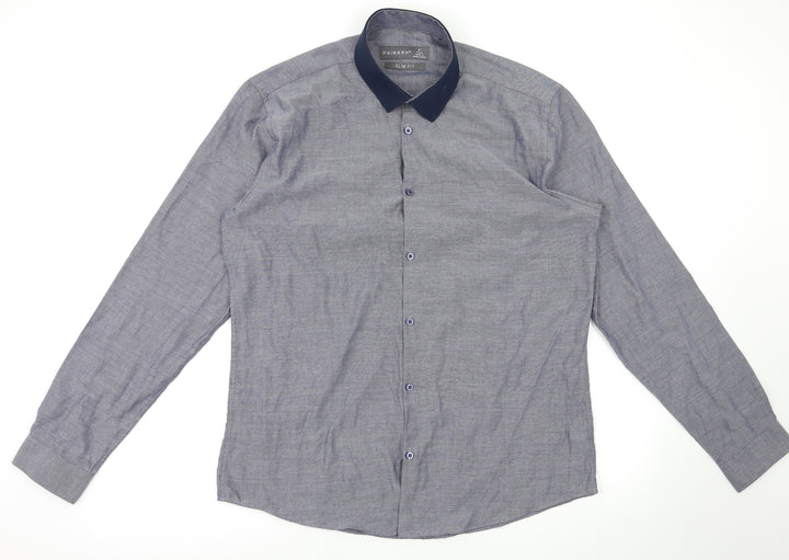 Primark Mens Blue T-Shirt Size 16