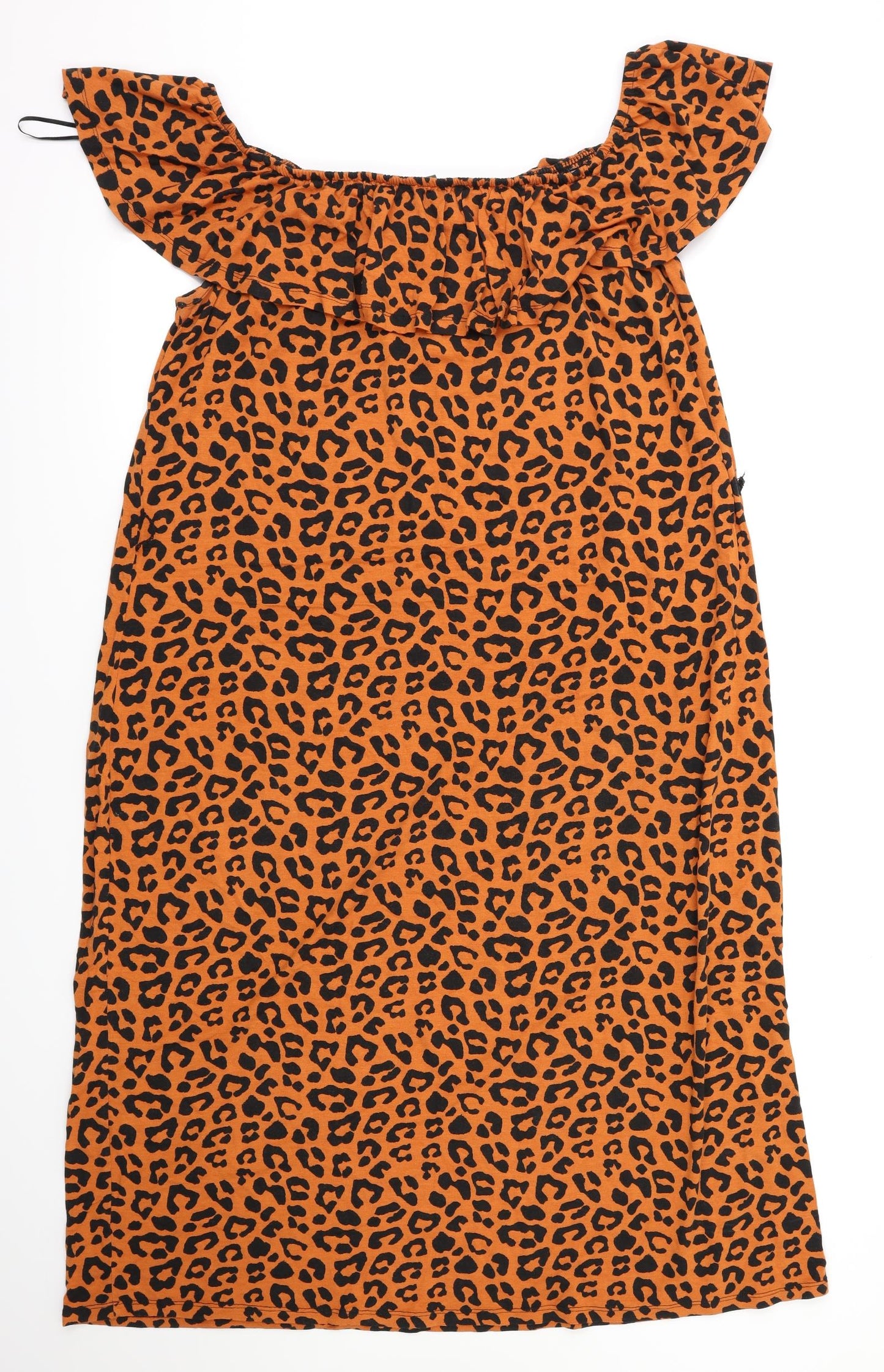 Bonmarché Womens Brown Animal Print  Fit & Flare  Size 20