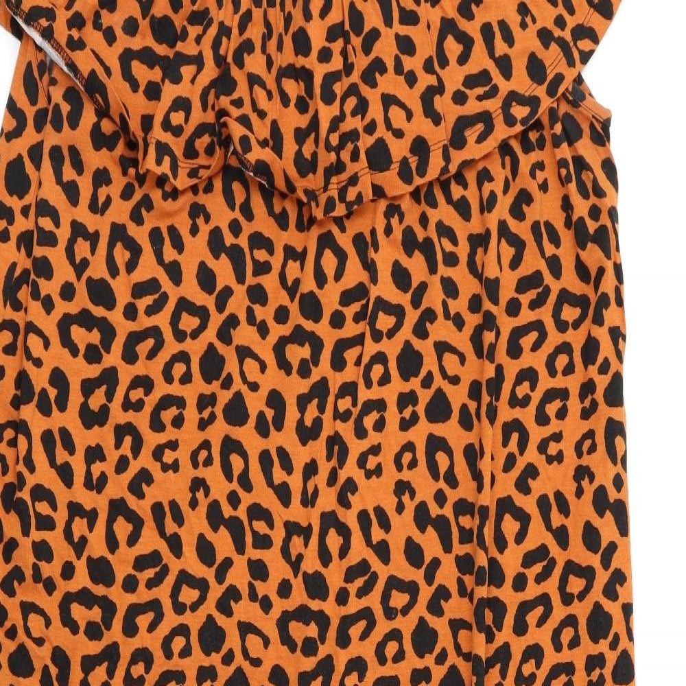 Bonmarché Womens Brown Animal Print  Fit & Flare  Size 20