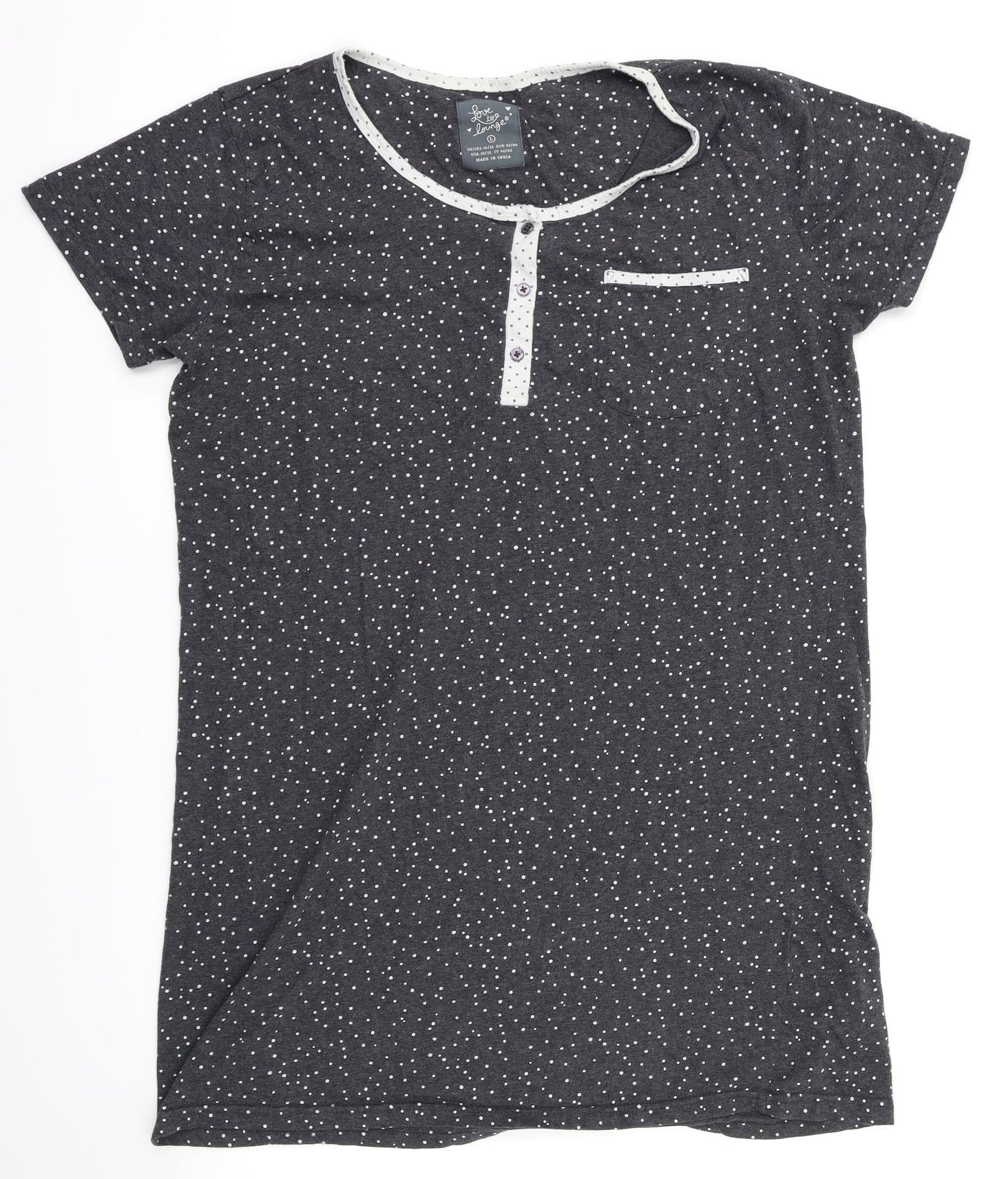 Primark Womens Grey Polka Dot  Cami Dress Size L