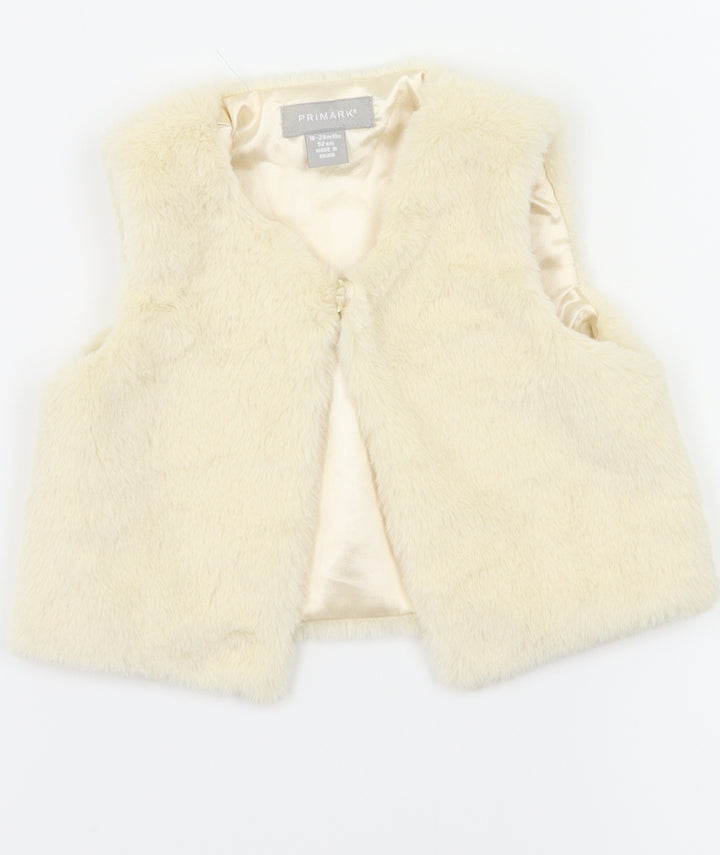 Primark  Ivory   Basic Jacket Jacket Size 18-24 Months