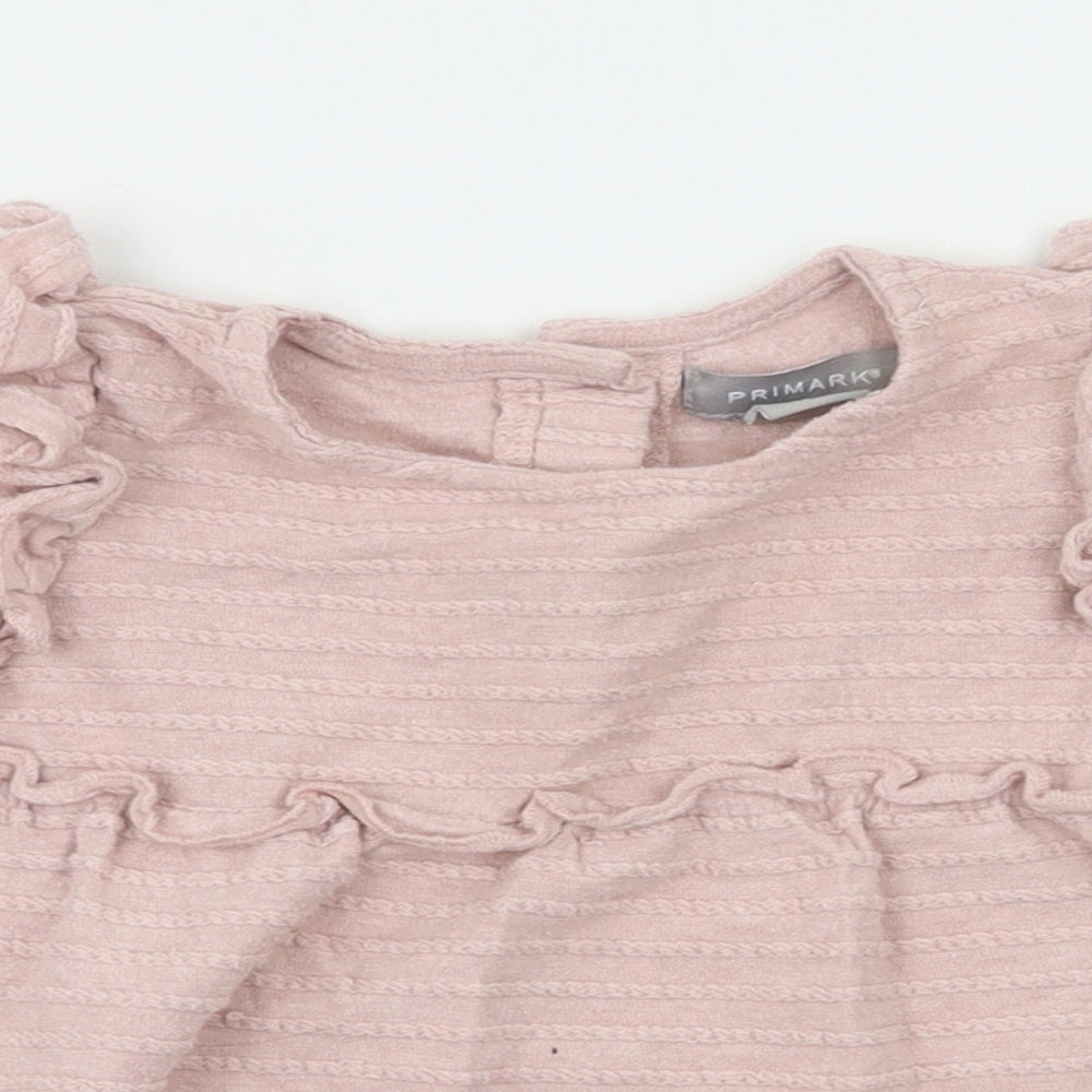 Primark  Orange   Basic T-Shirt Size 24 Months