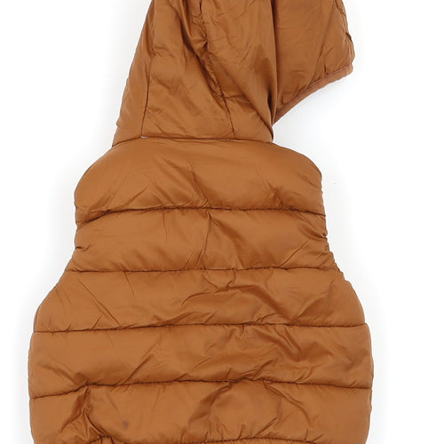 F&F Boys Brown   Gilet Coat Size 0-3 Months