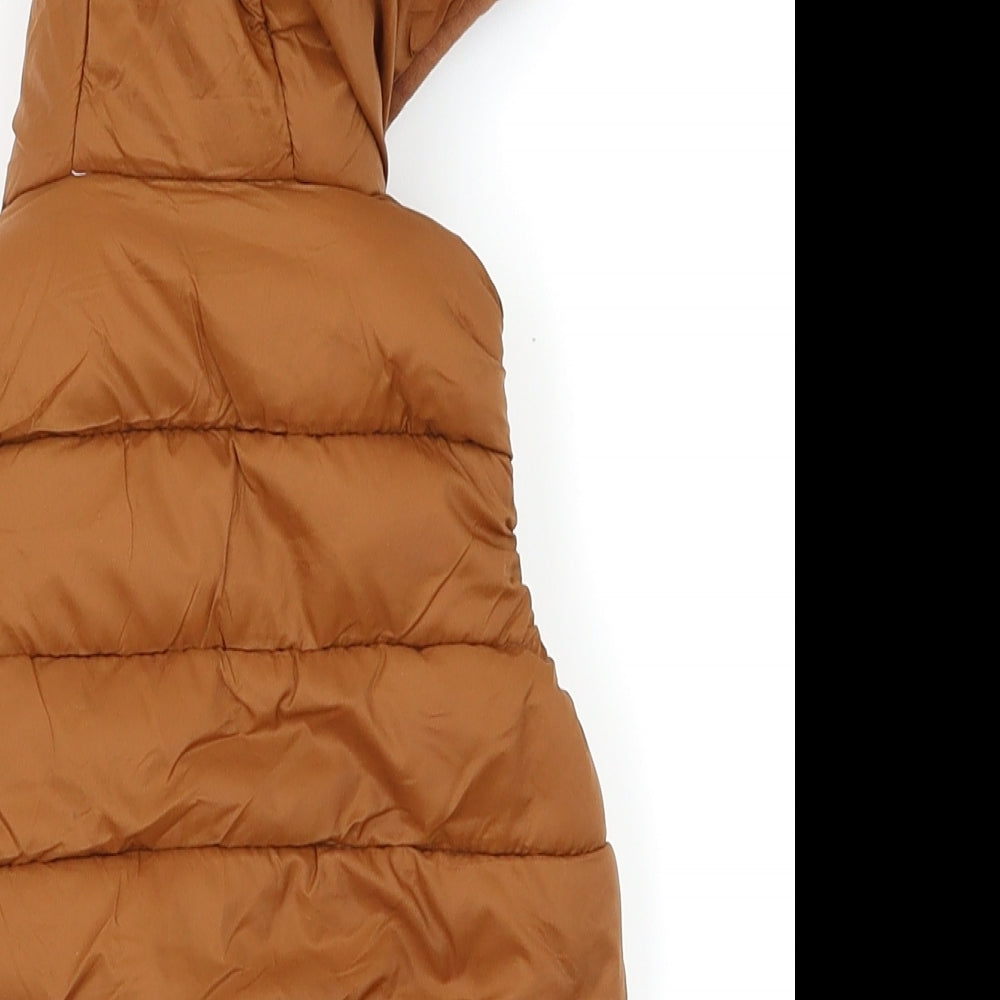 F&F Boys Brown   Gilet Coat Size 0-3 Months