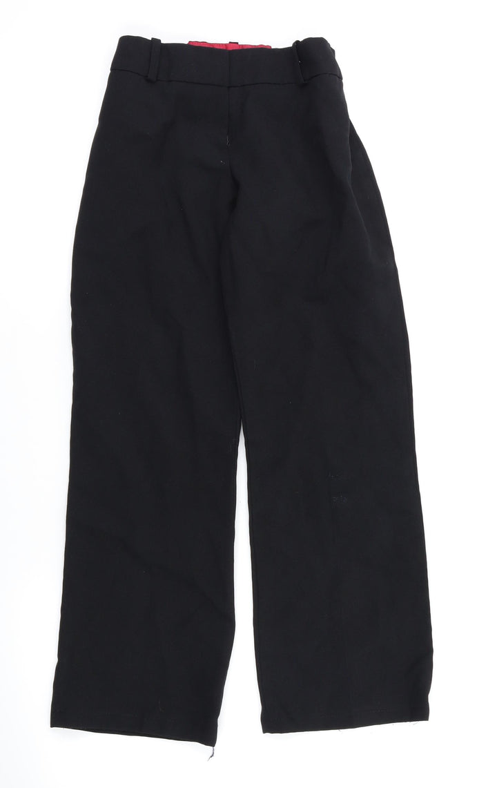 miss evie Girls Black Chino Trousers Size 8-9 Years