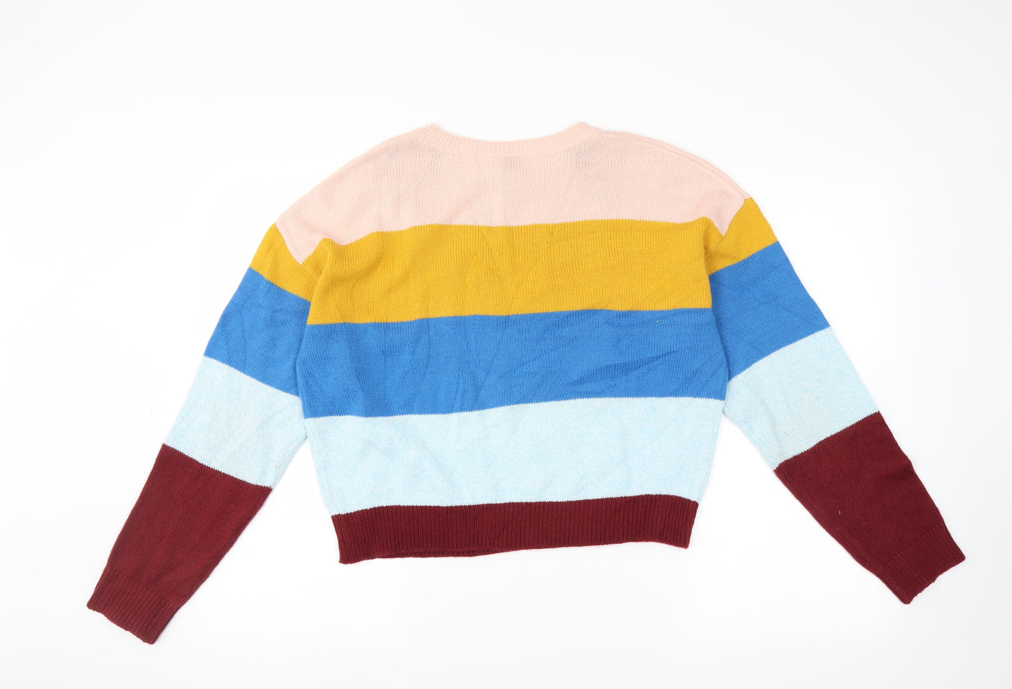 Divided by H&M Womens Multicoloured Striped  Pullover Jumper Size S