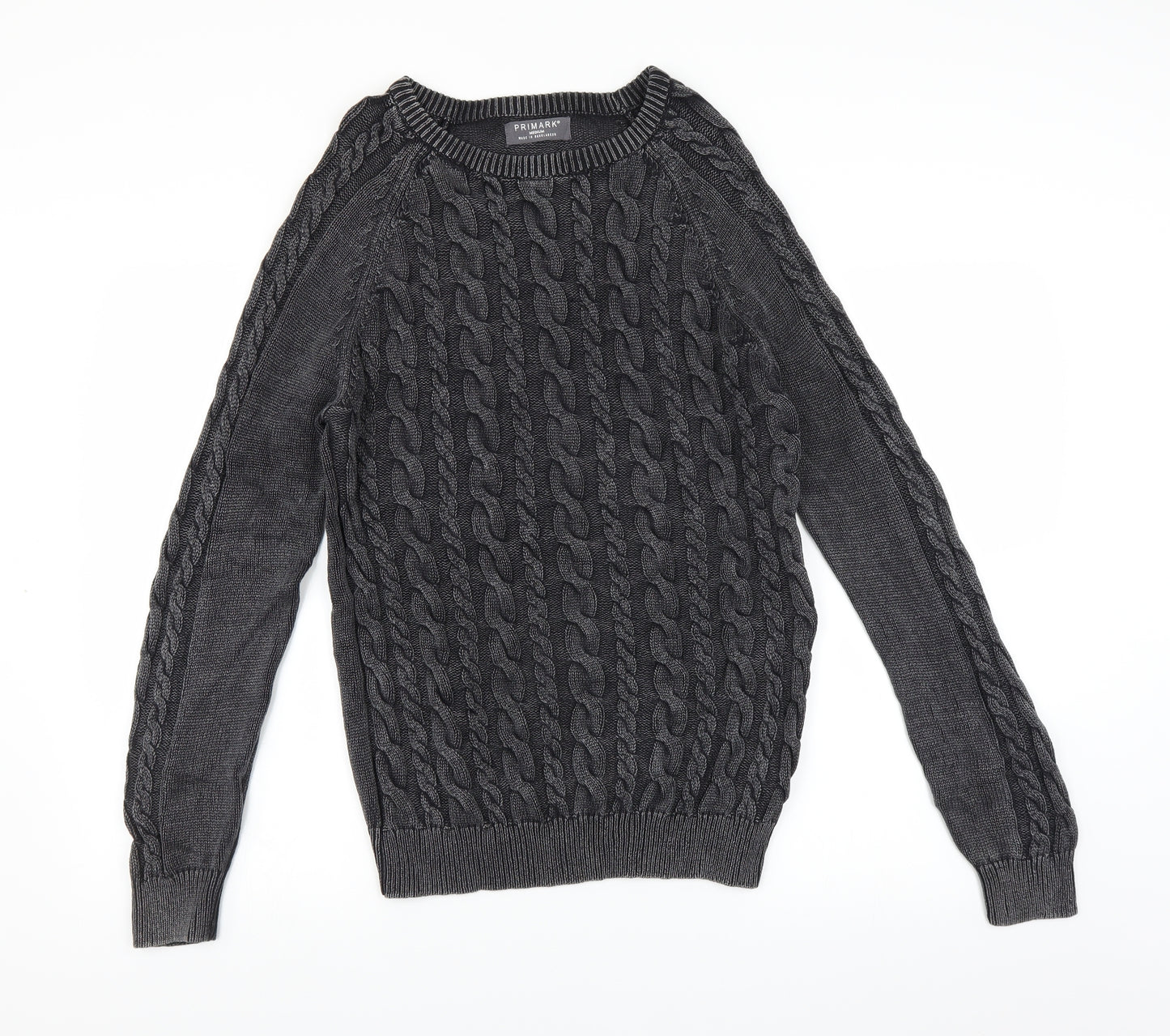 Primark Mens Grey   Pullover Jumper Size M