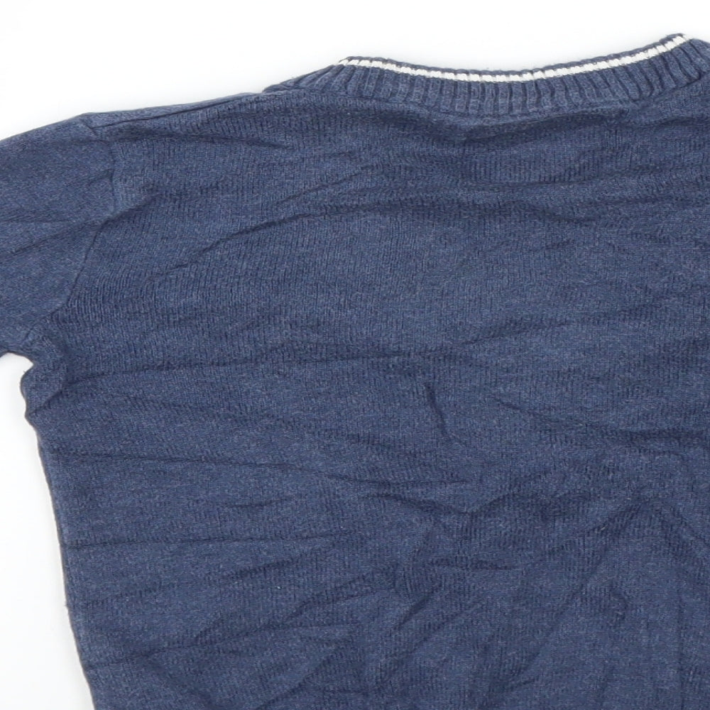 Sainsburys Boys Blue   Cardigan Jumper Size 2-3 Years