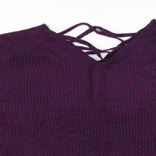 Yours Womens Purple   Pullover Jumper Size 22