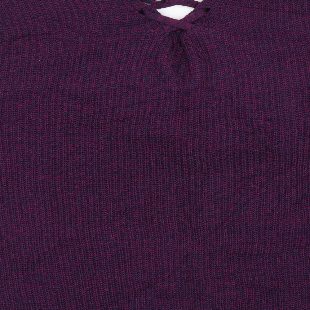 Yours Womens Purple   Pullover Jumper Size 22