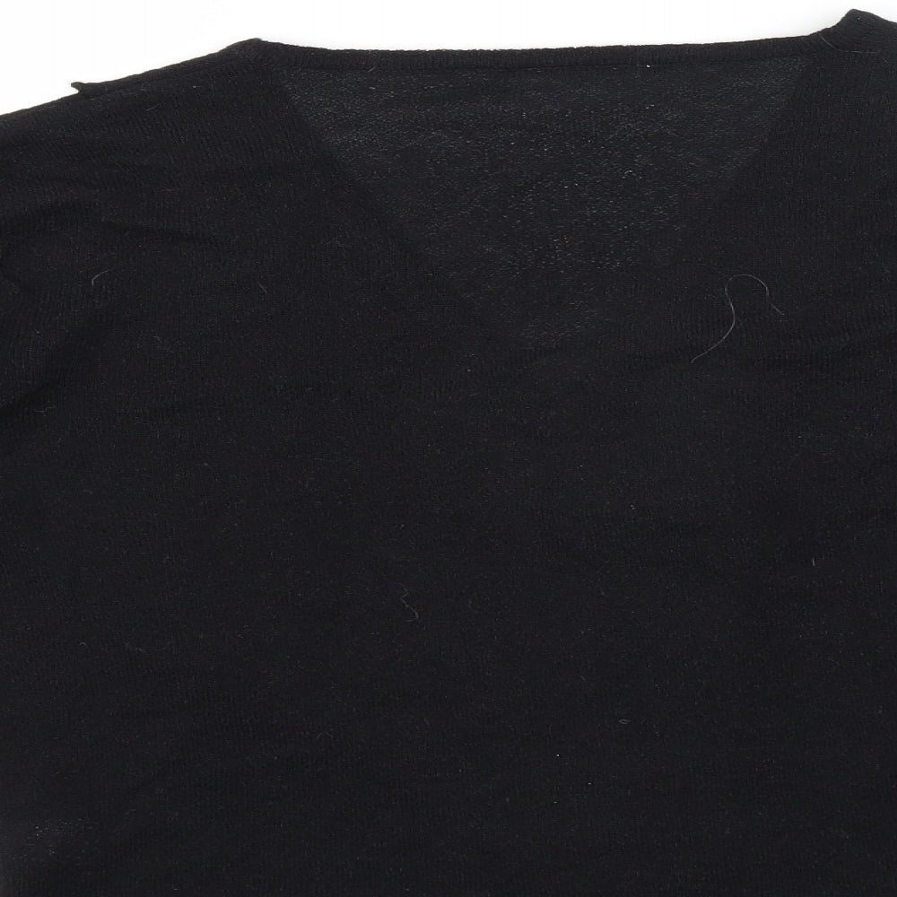 Offshoot Womens Black   Cardigan Jumper Size M