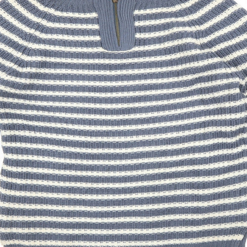 Primark Womens Blue Striped  Pullover Jumper Size 10