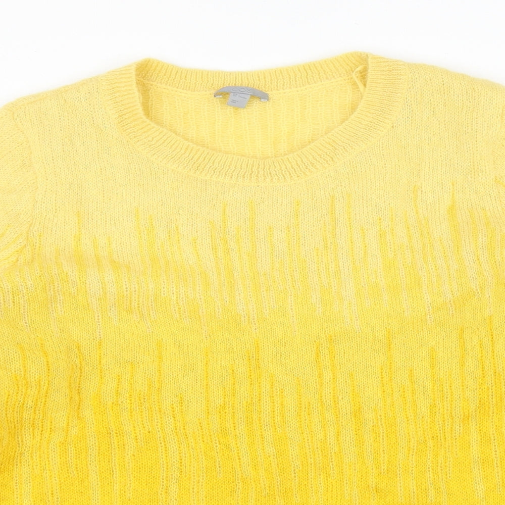 ASOS Womens Yellow   Pullover Jumper Size L