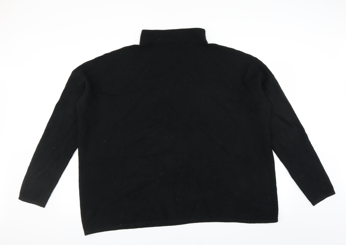 French Connection Womens Black   Pullover Jumper Size 2XL