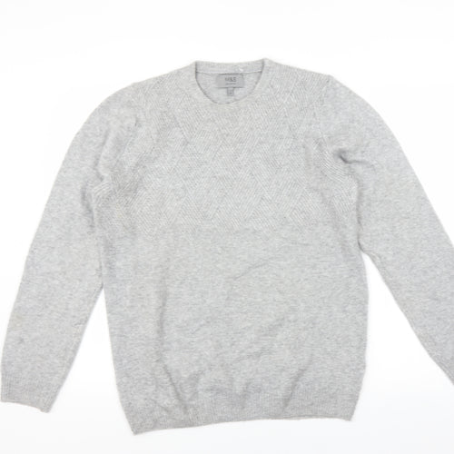 Marks and Spencer Womens Grey   Pullover Jumper Size S