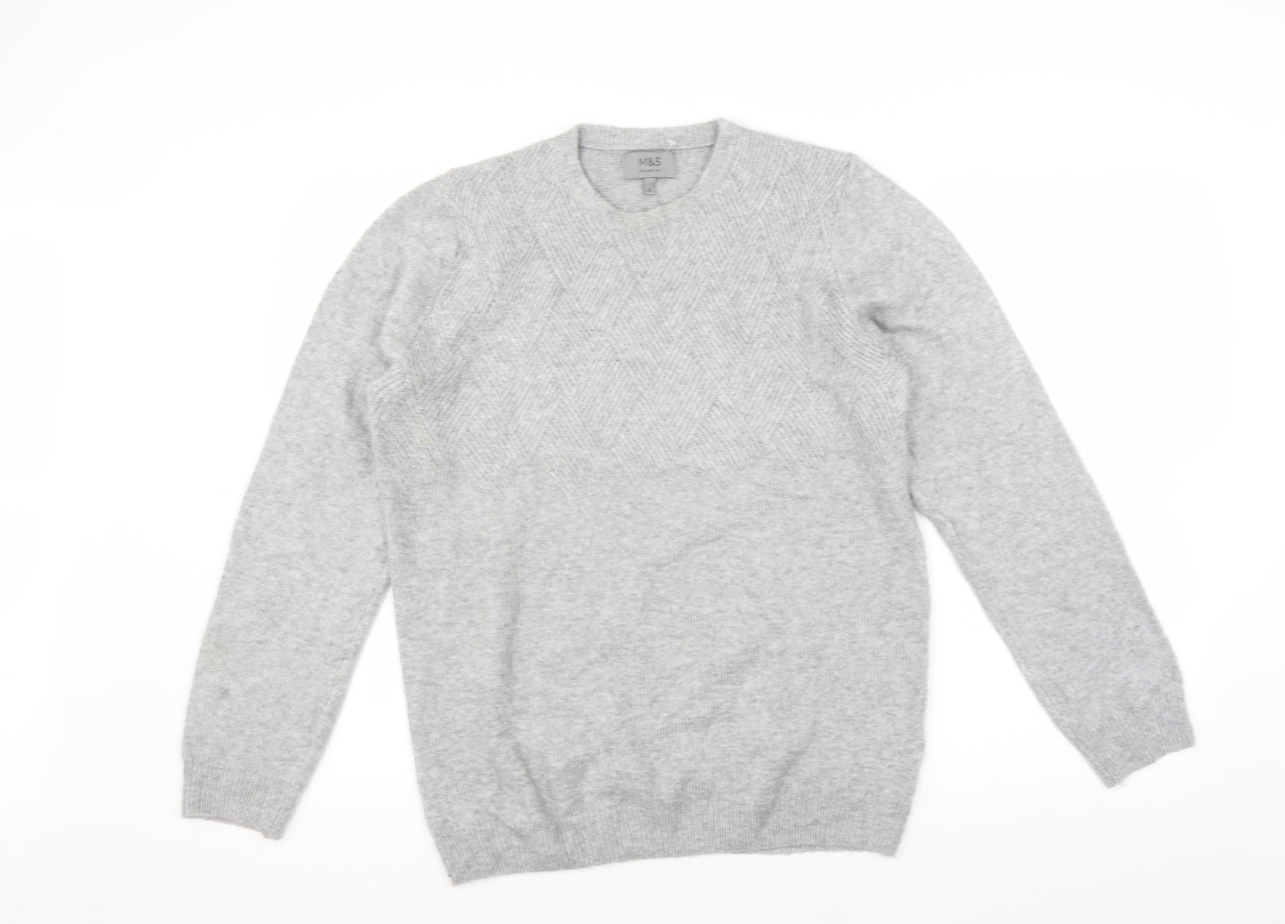 Marks and Spencer Womens Grey   Pullover Jumper Size S