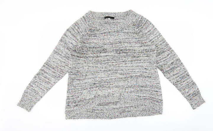 New Look Womens Grey Pullover Jumper Size 14