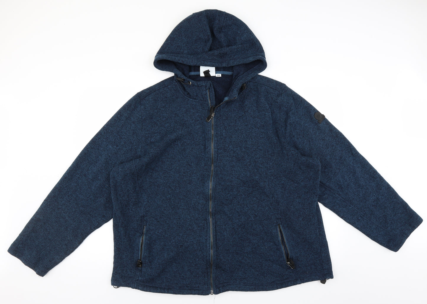 TOG 24 Womens Blue   Full Zip Hoodie Size 24