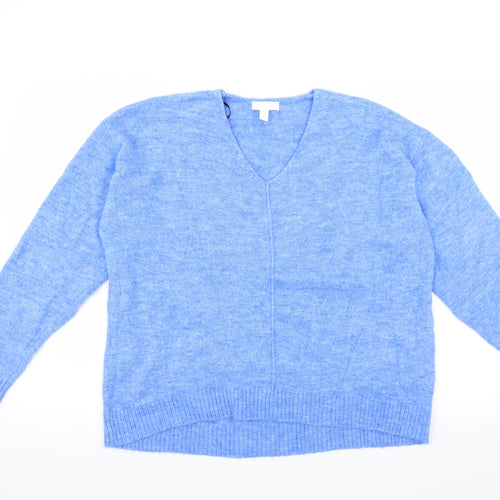 H&M Womens Blue   Pullover Jumper Size S