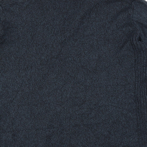 Atlantic Bay Mens Blue   Pullover Jumper