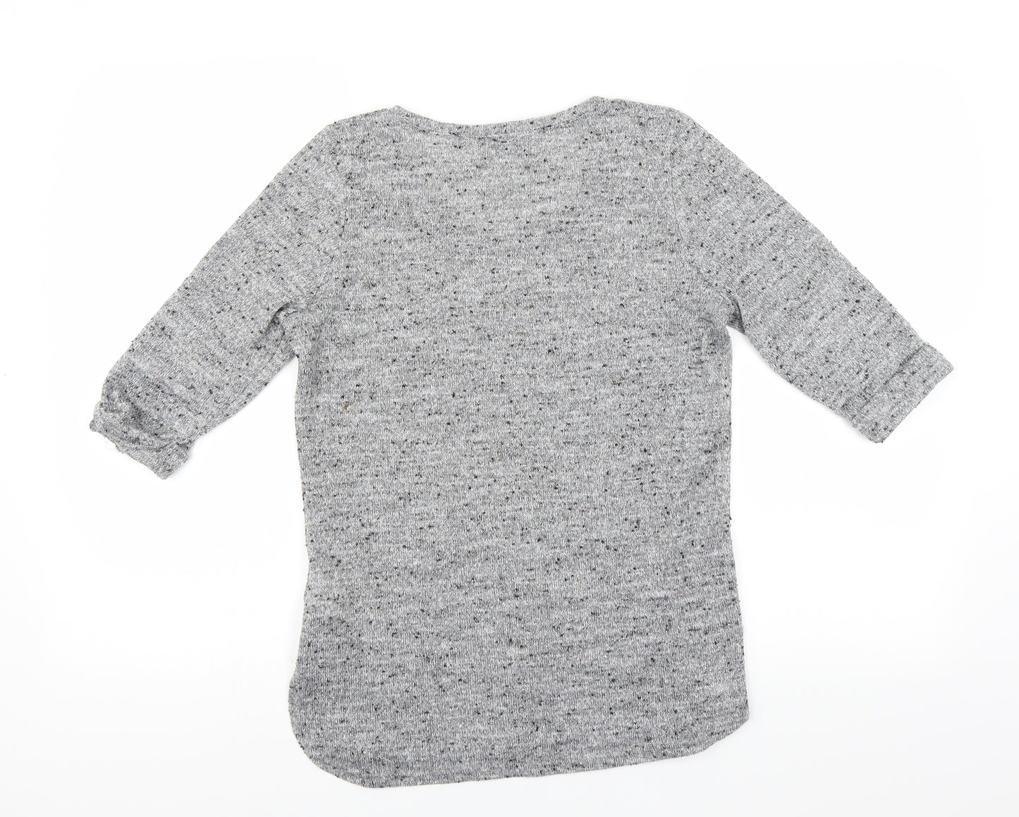 New Look Womens Grey   Pullover Jumper Size 12  - glittery