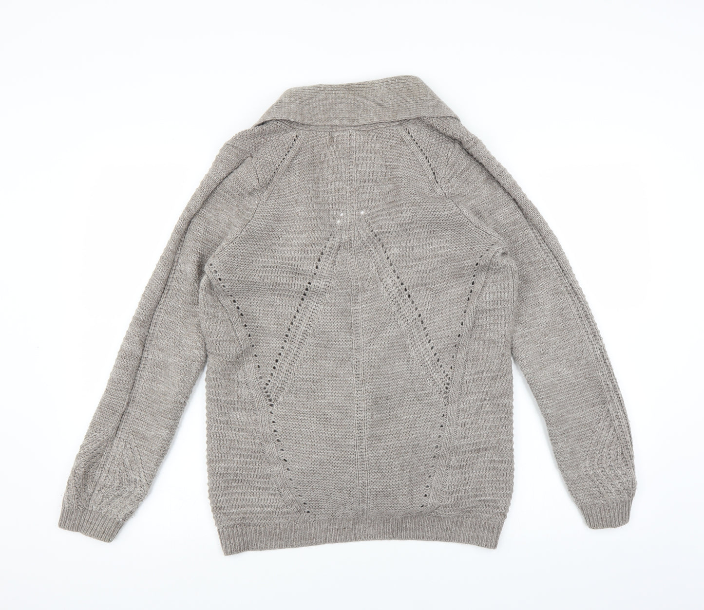 Marks and Spencer Womens Beige   Cardigan Jumper Size 10